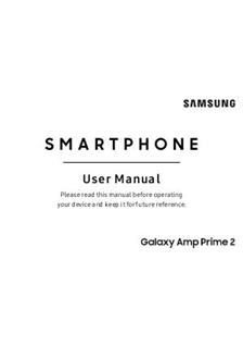 Samsung Galaxy Amp Prime 2 manual. Camera Instructions.